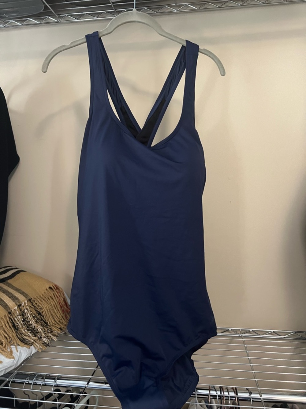 Women’s Navy Blue One-Piece Swimsuit